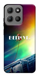 Чехол Hail mary rainbow для Motorola Moto G15 4G