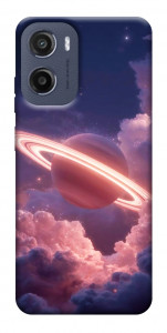Чохол Pink Saturn для Motorola Moto G05
