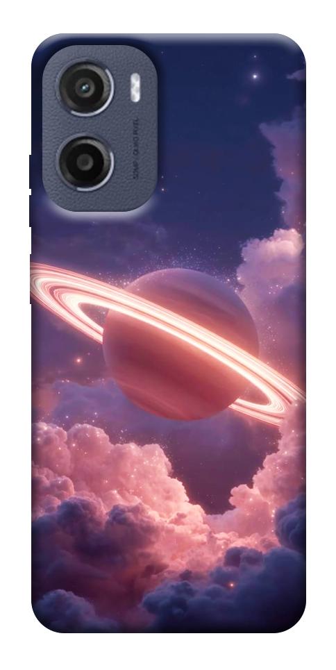 Чохол Pink Saturn для Motorola Moto E15