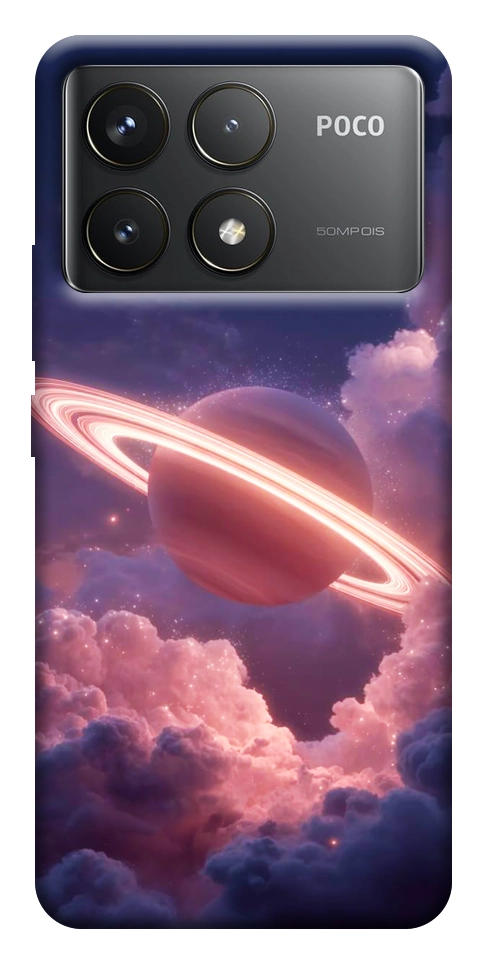 Чехол Pink Saturn для Xiaomi Poco F6 Pro