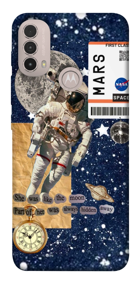 Чехол Space collage для Motorola Moto E30