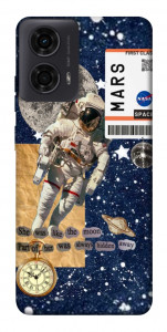 Чехол Space collage для Motorola Moto G24