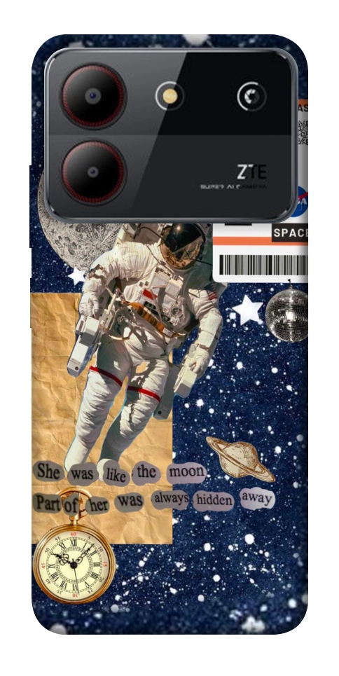 Чехол Space collage для ZTE Blade A54 4G