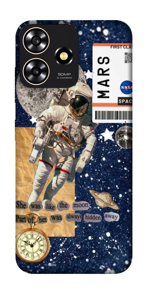 Чехол Space collage для ZTE Blade A73 4G
