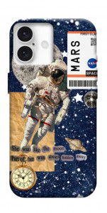 Чехол Space collage для iPhone 16 Plus