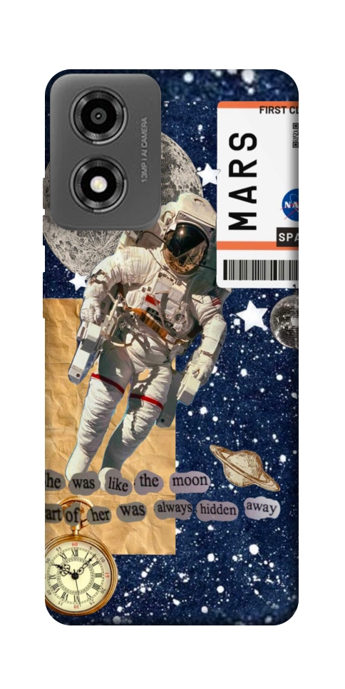 Чехол Space collage для Motorola Moto E14