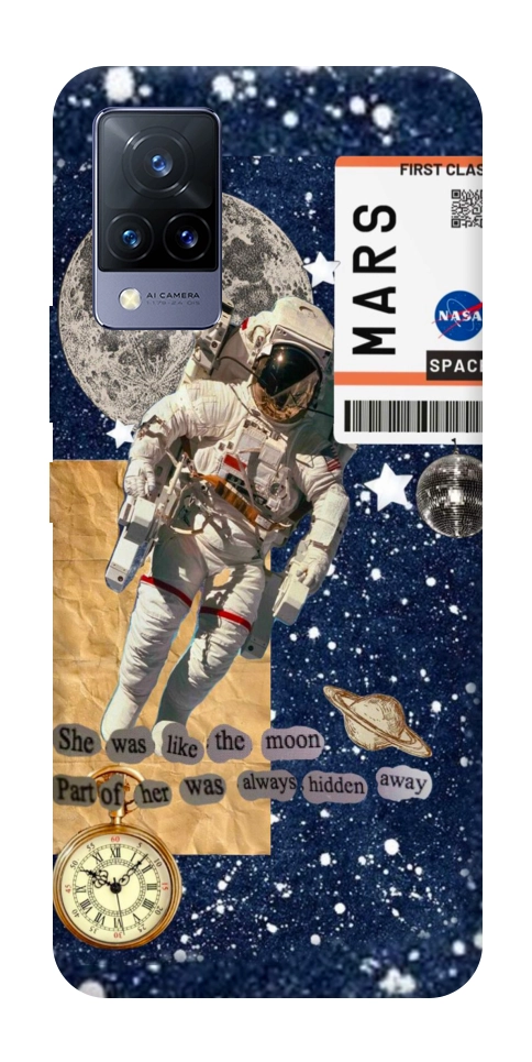 Чехол Space collage для Vivo V21