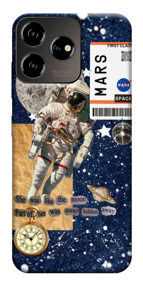 Чехол Space collage для ZTE Blade V50 Design 4G