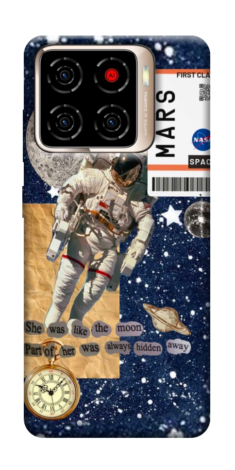 Чехол Space collage для ZTE Blade A56