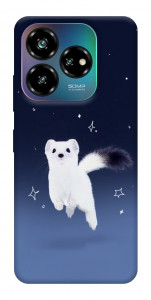 Чехол Хорёк в снегу для ZTE Nubia V60