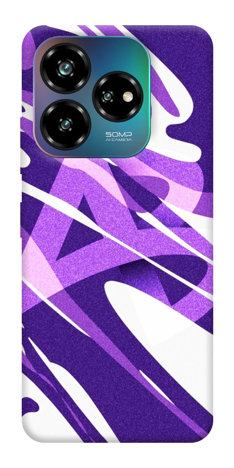 Чохол Purple Abstract для ZTE Nubia V60