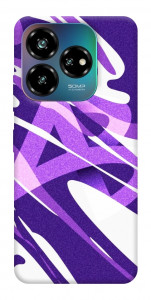 Чехол Purple Abstract для ZTE Nubia V60