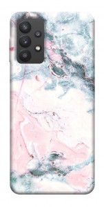 Чехол Розово-голубой мрамор для Galaxy A32 5G