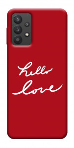 Чехол Hello love для Galaxy A32 5G