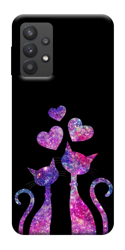 Чохол Космічні коти для Galaxy A32 5G