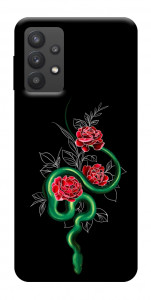 Чохол Snake in flowers для Galaxy A32 5G