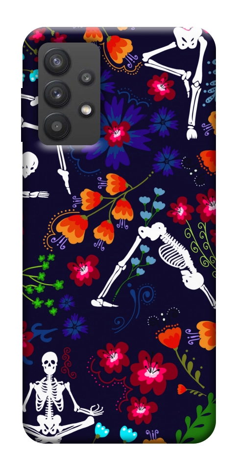 Чехол Yoga skeletons для Galaxy A32 5G