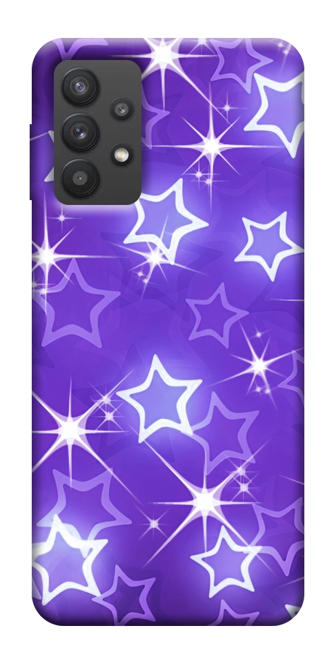 Чехол Purple sparkles для Galaxy A32 5G