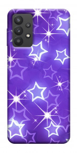 Чохол Purple sparkles для Galaxy A32 5G