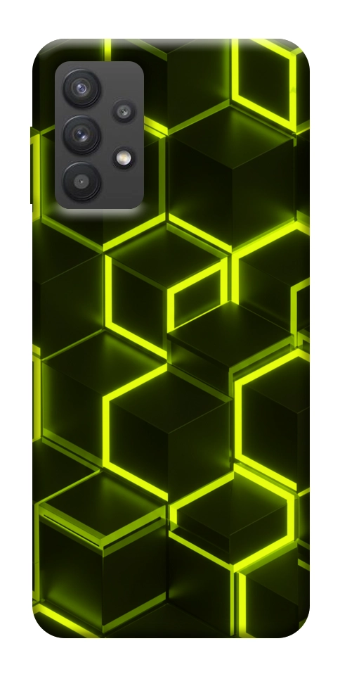 Чехол Neon hexagon для Galaxy A32 5G