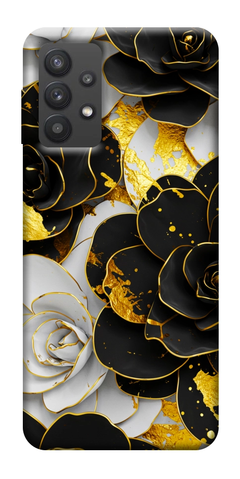 Чехол Flower black-white для Galaxy A32 5G