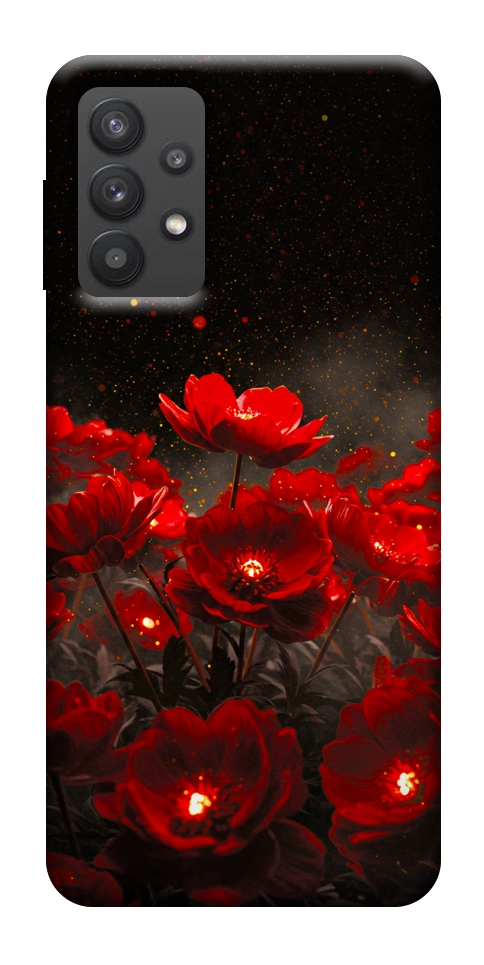 Чехол Burning flowers для Galaxy A32 5G