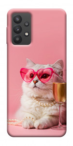 Чохол Pinky cat для Galaxy A32 5G