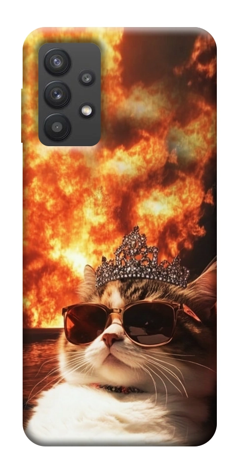 Чехол Cat explosion для Galaxy A32 5G