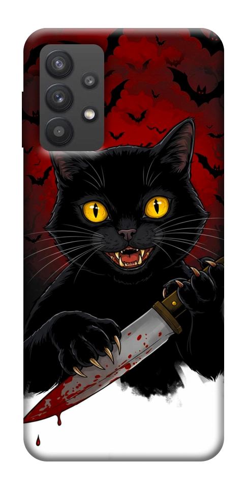 Чехол Horror lucky cat для Galaxy A32 5G