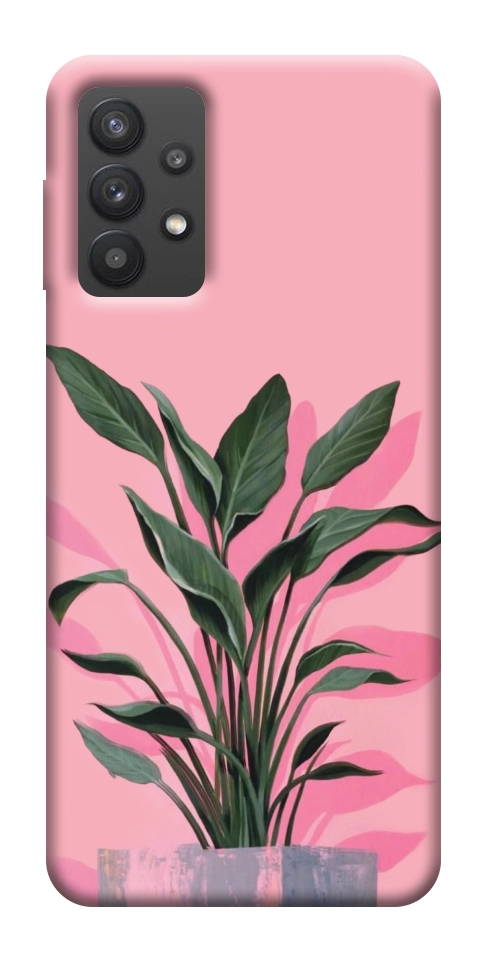 Чехол Pink plant для Galaxy A32 5G