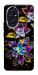 Чохол Flowers on black для Huawei Honor 200
