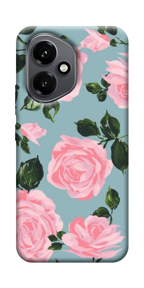 Чехол Розовый принт для Huawei Honor 400