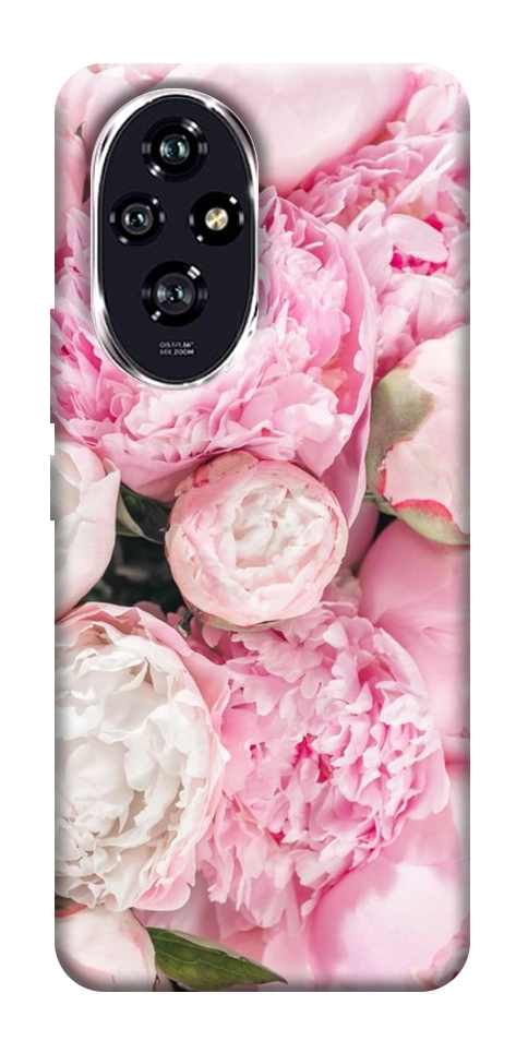 Чохол Pink peonies для Huawei Honor 200