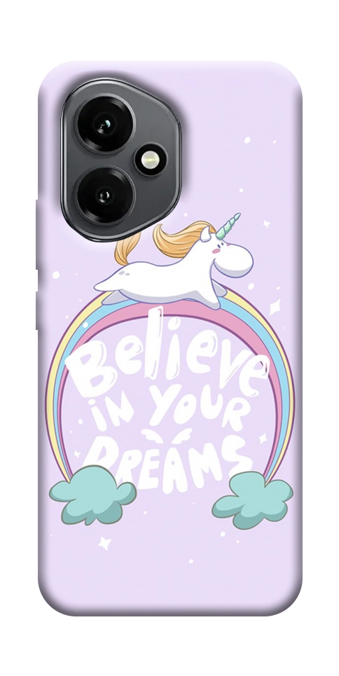 Чехол Believe in your dreams unicorn для Huawei Honor 400