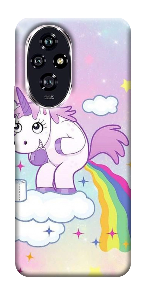 Чохол Єдиноріг з веселкою для Huawei Honor 200