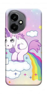 Чехол Единорог с радугой для Huawei Honor 400