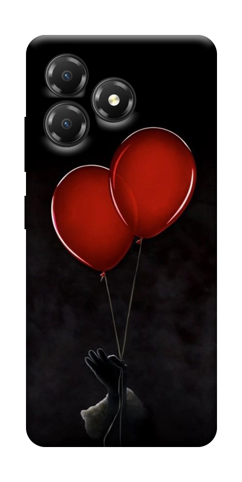 Чехол Красные шары для ZTE Blade A36