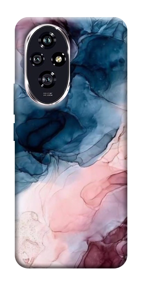 Чохол Рожево-блакитні розводи для Huawei Honor 200