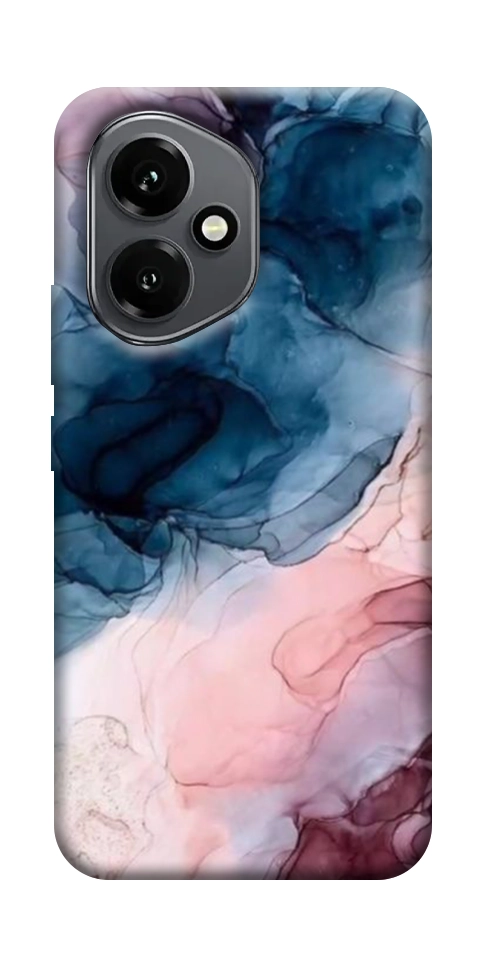Чехол Розово-голубые разводы для Huawei Honor 400