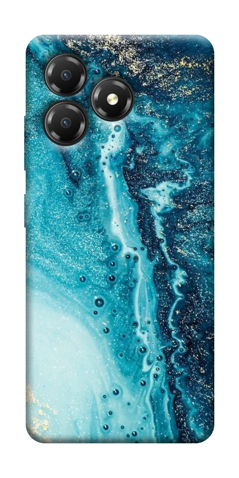 Чехол Голубая краска для ZTE Blade A36