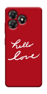 Чехол Hello love для ZTE Blade A36