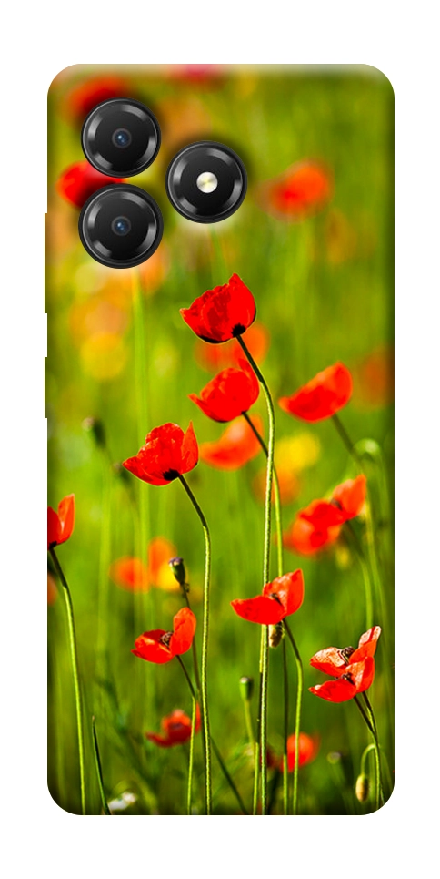 Чехол Маковое поле для ZTE Blade A36