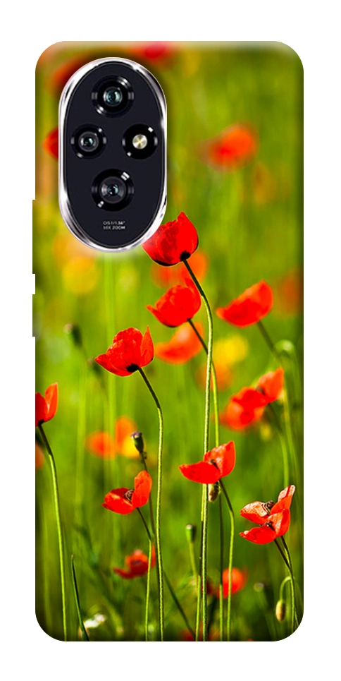 Чохол Макове поле для Huawei Honor 200