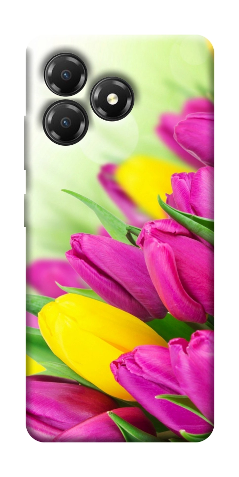 Чехол Красочные тюльпаны для ZTE Blade A36