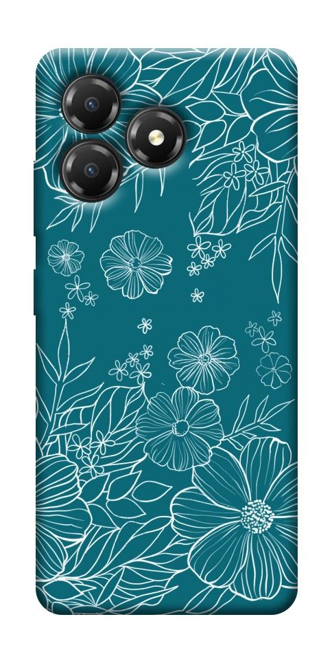 Чехол Botanical illustration для ZTE Blade A36