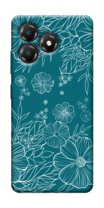 Чехол Botanical illustration для ZTE Blade A36