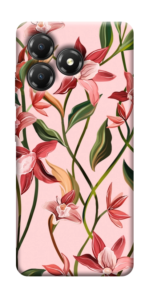 Чехол Floral motifs для ZTE Blade A36