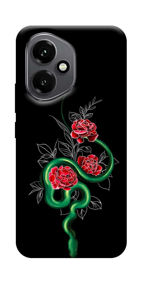 Чехол Snake in flowers для Huawei Honor 400
