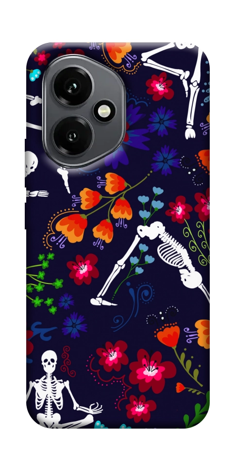 Чехол Yoga skeletons для Huawei Honor 400