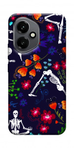 Чехол Yoga skeletons для Huawei Honor 400